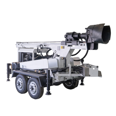 trailer mounted water borewell drilling rig