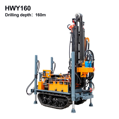 Multifunctional deep rock water drilling rig portable pneumatic mini borewell drilling rigs machine