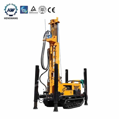 Mountains competitive price diesel crawler type borewell air drilling rock drilling machine rig for well