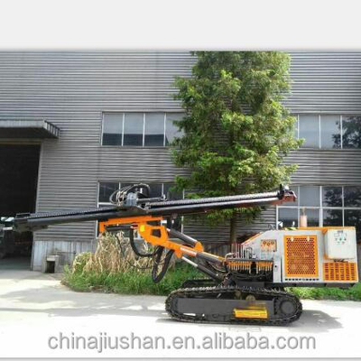 Ore ceiling drilling rig top drill machine crawler hydraulic borewell drilling truck