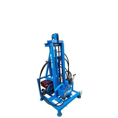 Factory 100m depth hydraulic borewell auger core drilling rig machine made in China