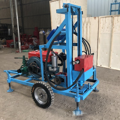 Water well drilling borewell drilling rig portable small size for water well